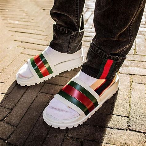 used gucci slides mens 11|discount Gucci slides for men.